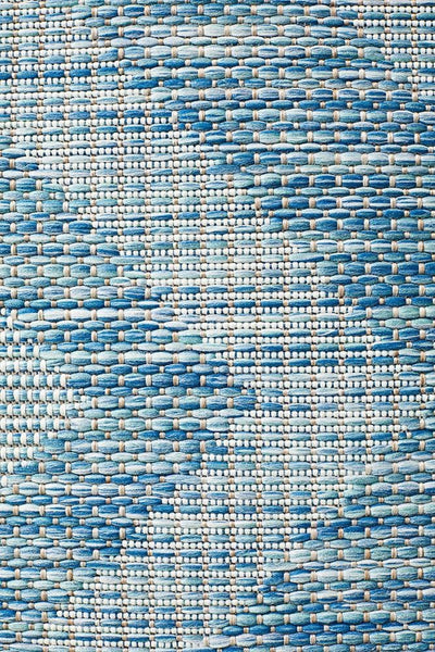 Terrace Cain Rug Blue - MODERN